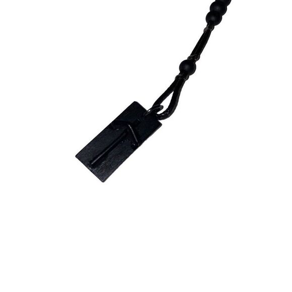 Guess Fashion necklace black goth cross religious adjustable costume $29 retail - Picture 3 of 5